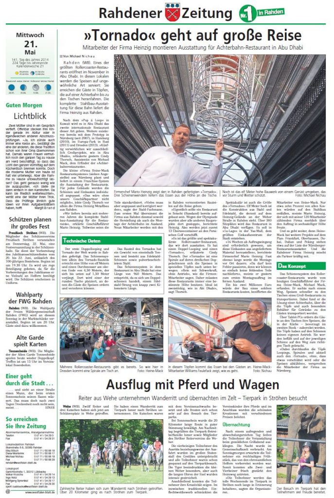 Tornado im Anflug auf Abu Dhabi