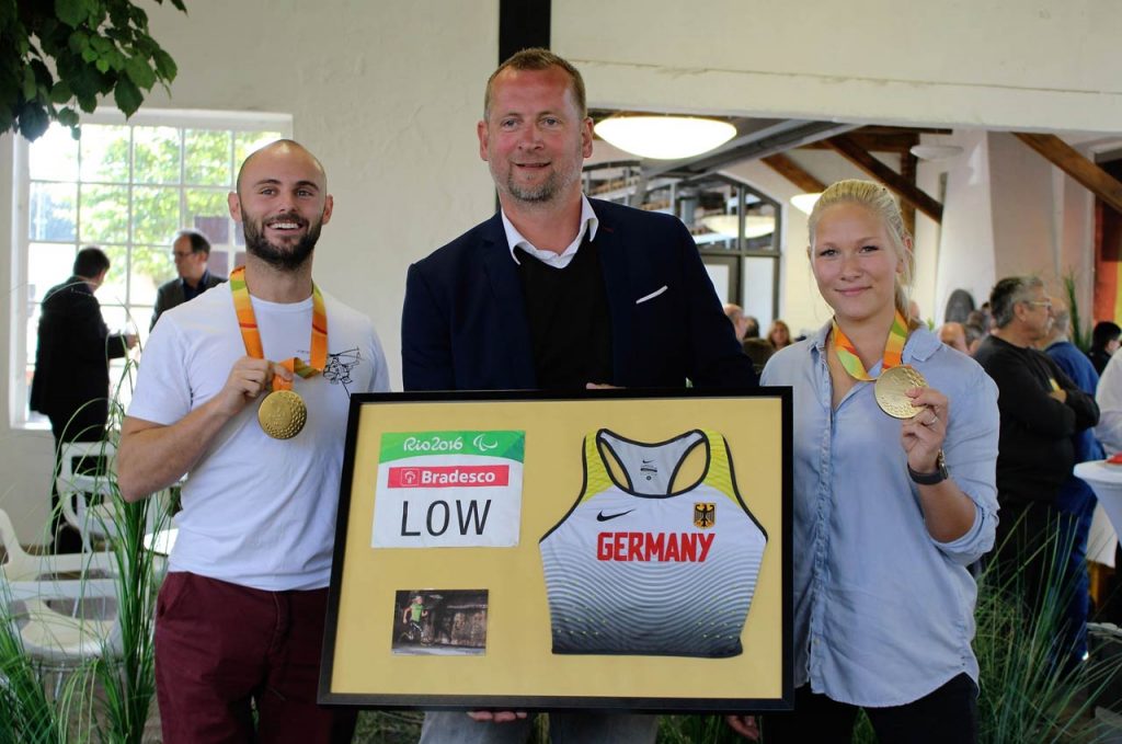Paralympic-Gold-Stars zu Besuch in Rahden